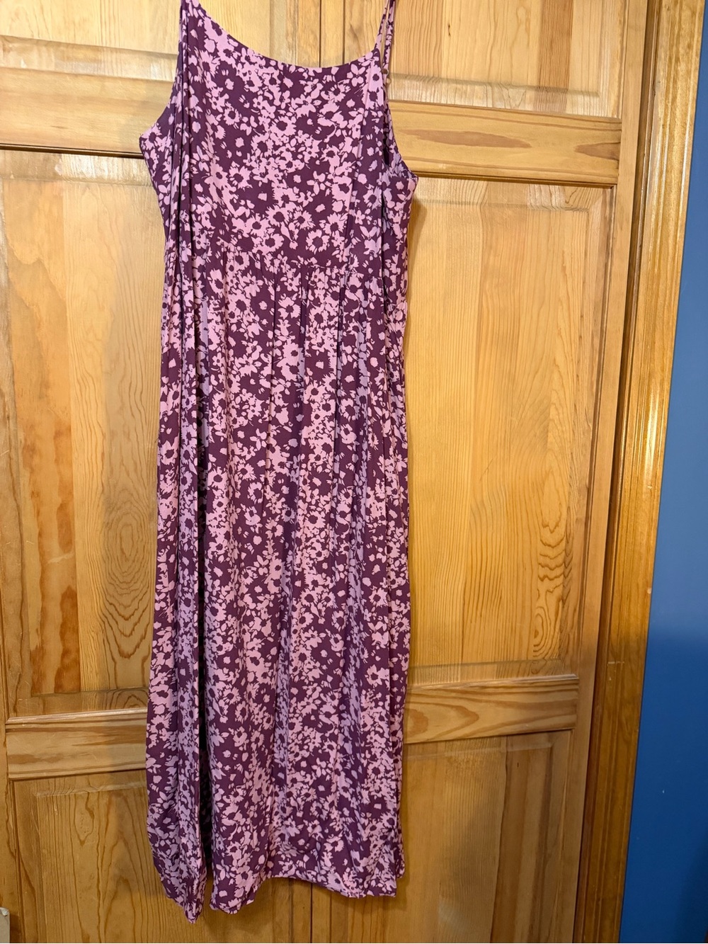 wild fable Pink and Purple Floral Maxi Dress